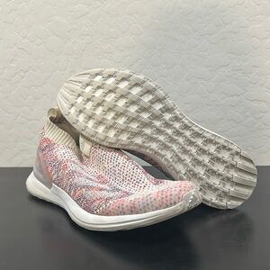 Adidas pink multicolor sock sneakers sporty 6.5 active athletic gym workout‎